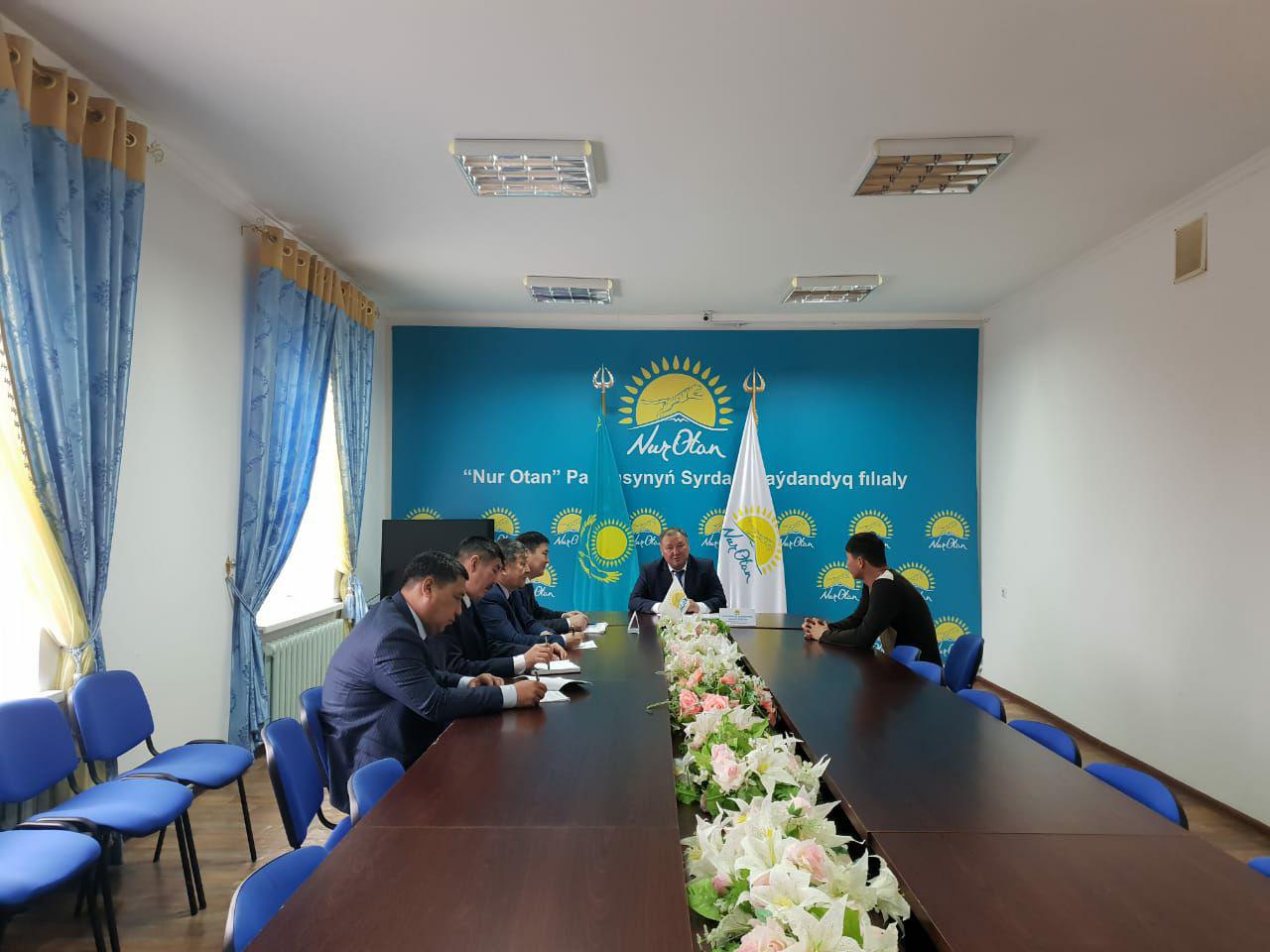 «Nur Otan» партиясы депутаттық фракция мүшелерінің қоғамдық қабылдауы