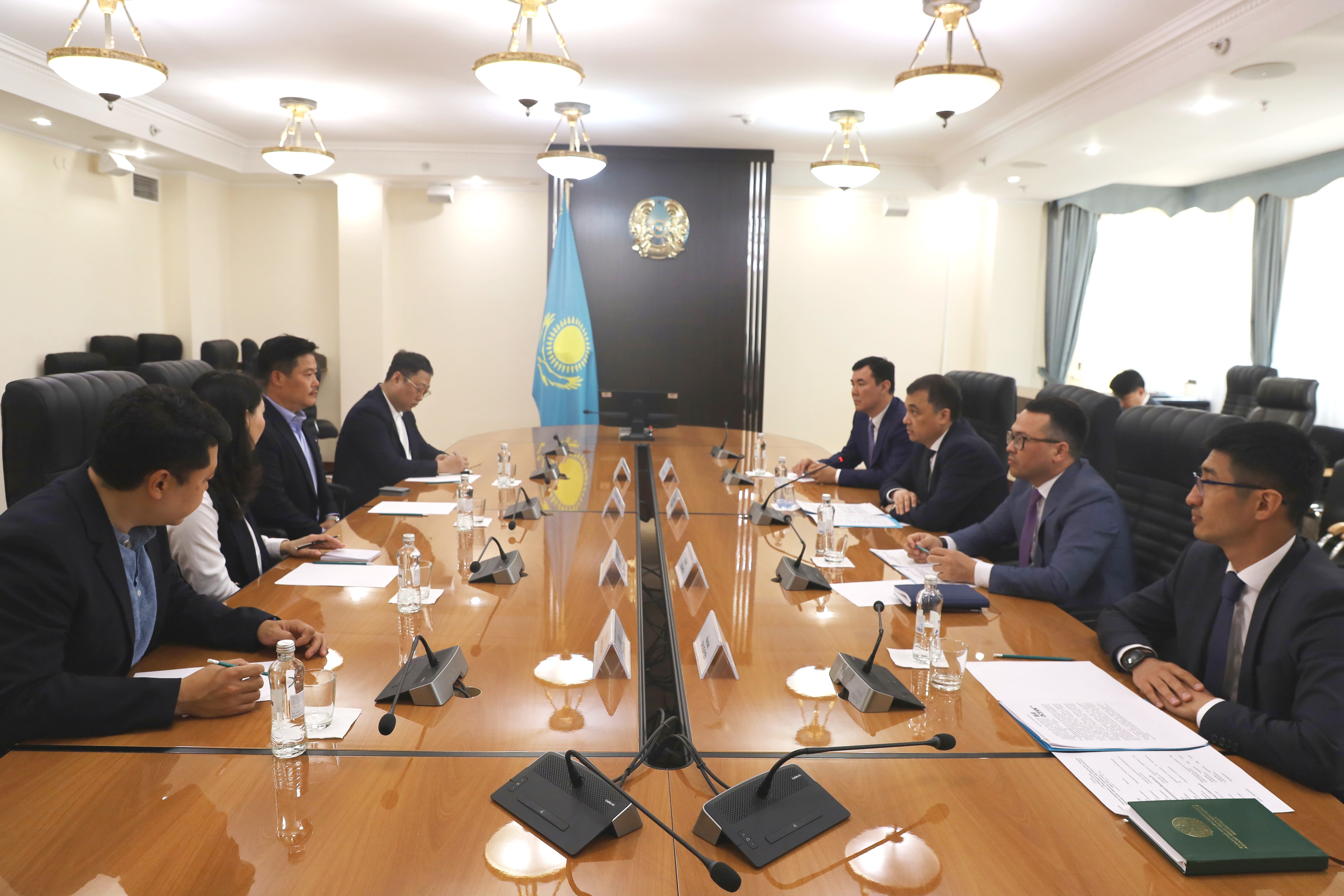 Korean "Big ocean entertainment" is interested in cooperation with Kazakhstan