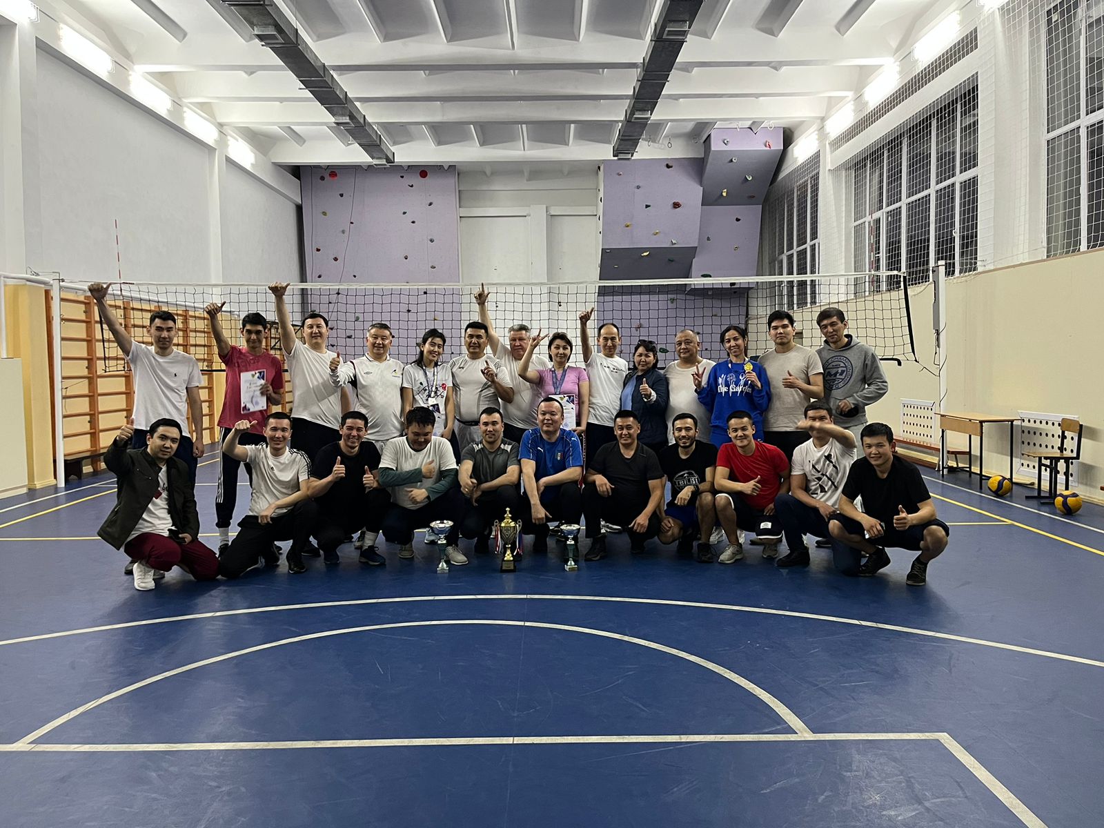 The Almaty volleyball tournament was held among civil servants of territorial divisions of the Ministry of Trade and Integration of the Republic of Kazakhstan