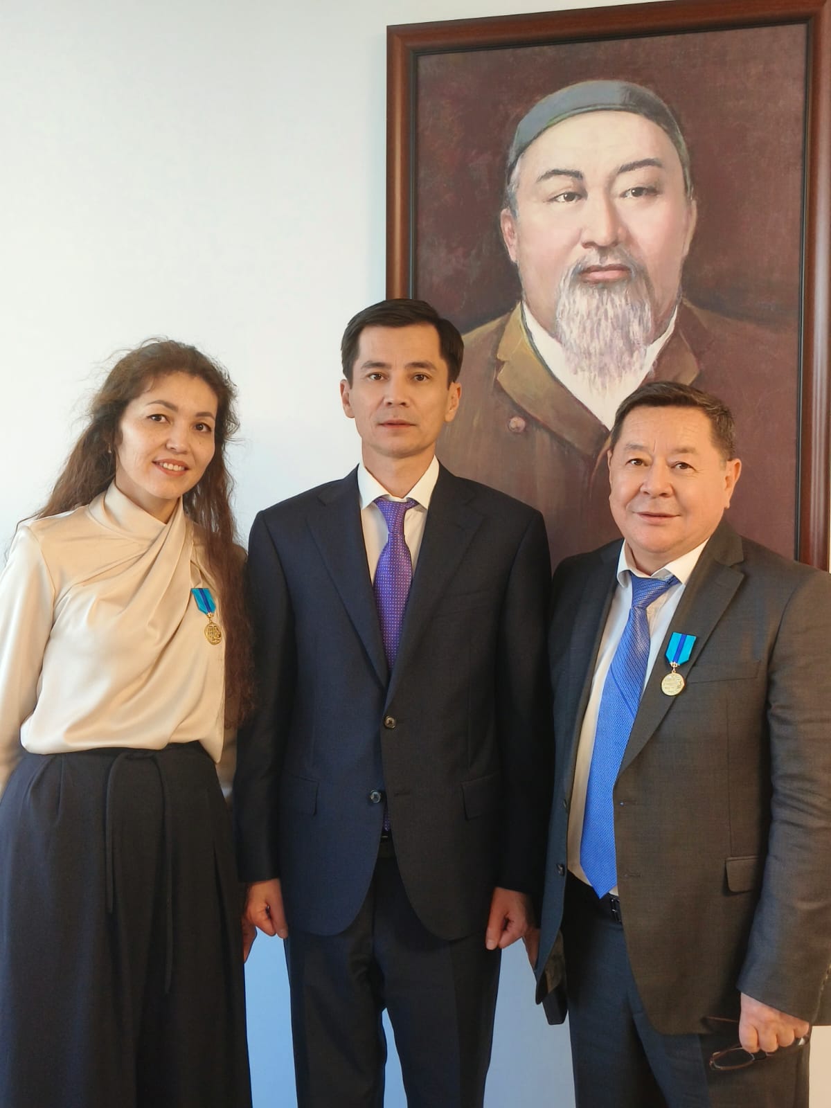 Мемлекеттік мүлік және жекешелендіру жүйесінің қызметкерлері Қазақстан Республикасының 35 жылдығына орай мемлекеттік наградамен марапатталды