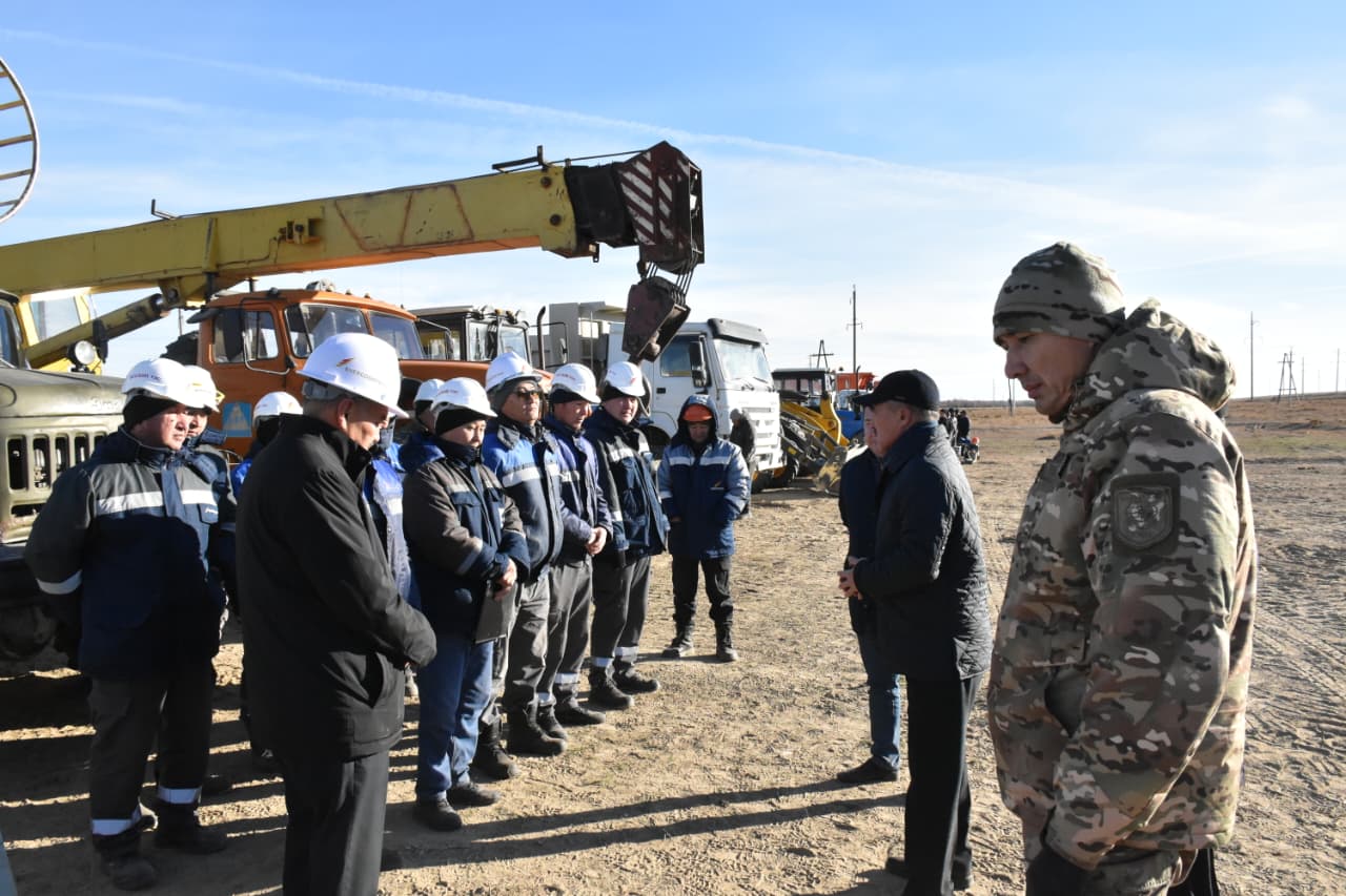 ️ ️ ОЧС Уилского района 7 ноября текущего года на территории Уилского района проведены командно-штабные учения "Қыс-2025".