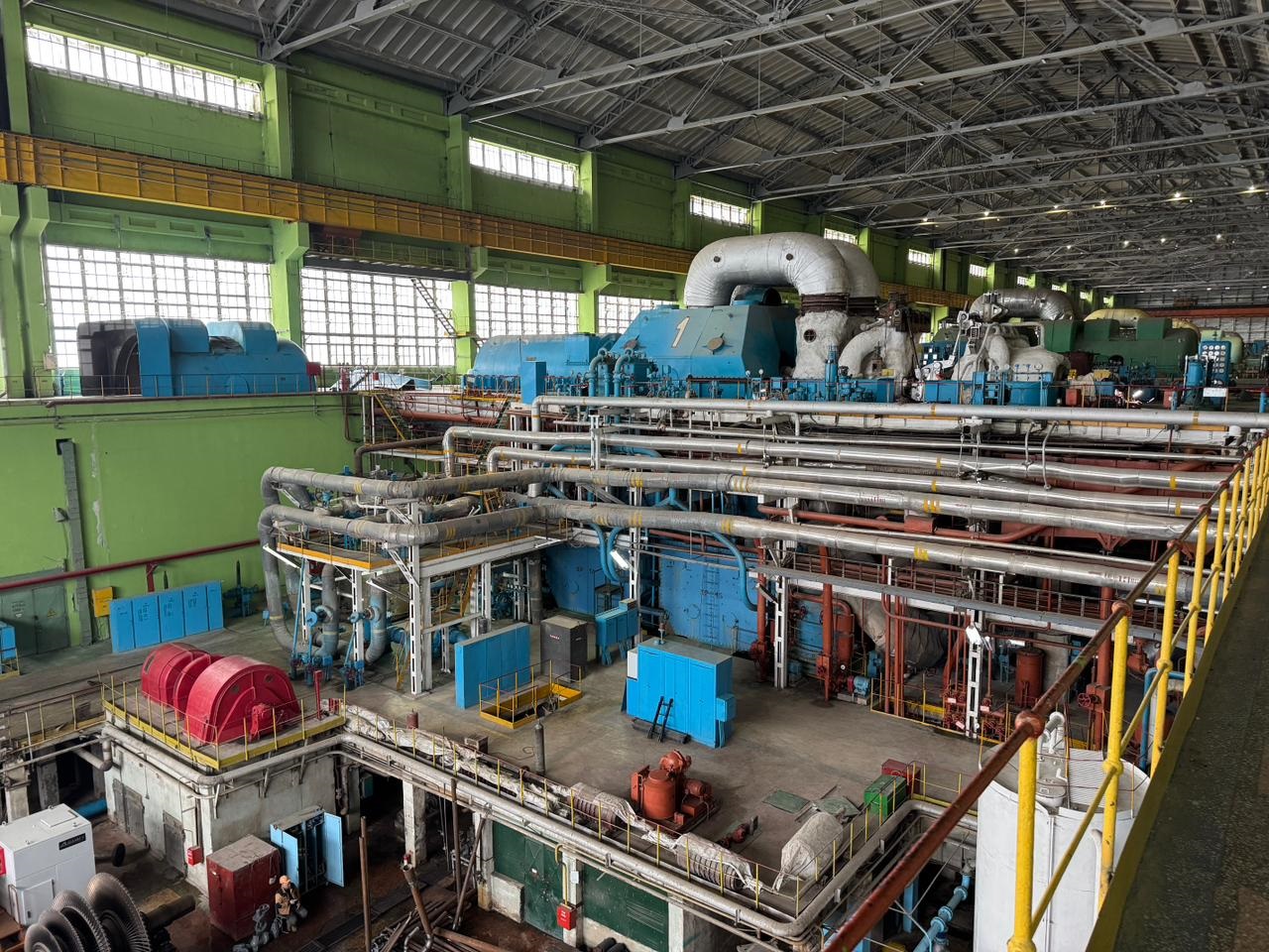 Жамбыл облысында бес газтурбиналық қондырғының құрылысы жүргізілуде