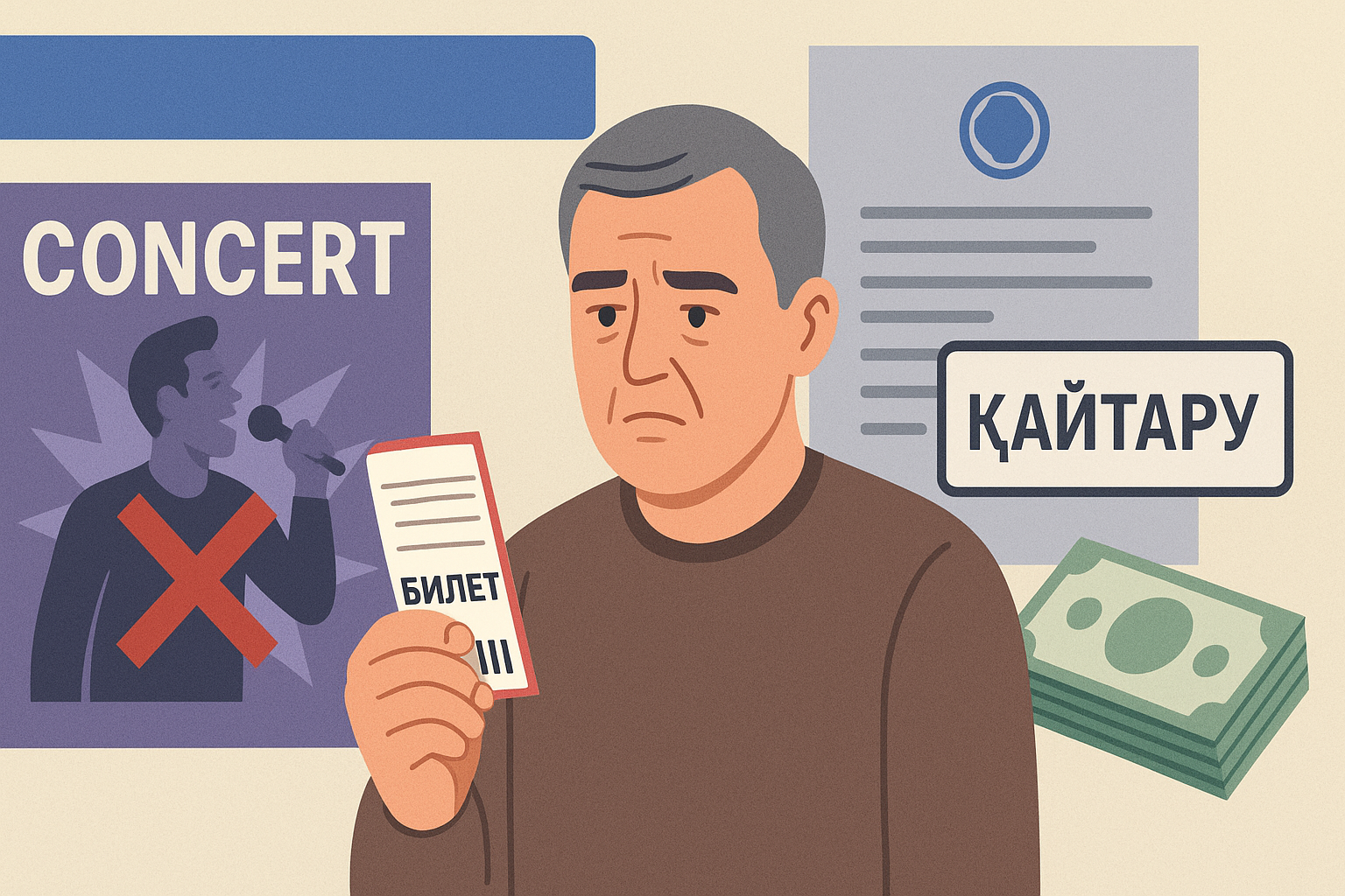 Департамент торговли добивается возврата денег за несостоявшийся концерт Акмаля