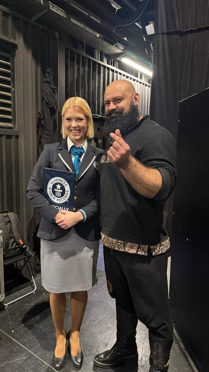 Қазақстандық алып күш иесі Миланда Guinness Records&nbsp; кітабы бойынша үш әлемдік рекорд орнатты