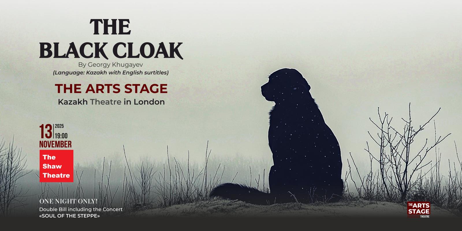 Казахстанский театр «The Arts Stage» представляет премьеру спектакля «Черная бурка» в Лондоне