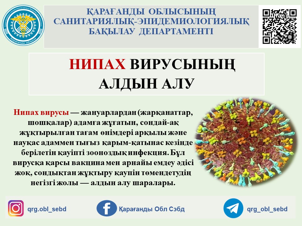 НИПАХ вирусының алдын алу