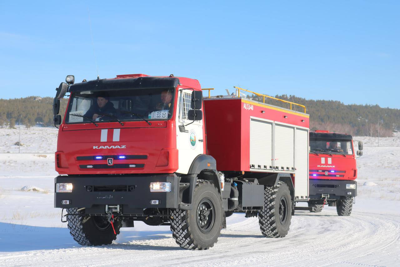 Противопожарная техника передана в «Баянаульский государственный национальный природный парк»