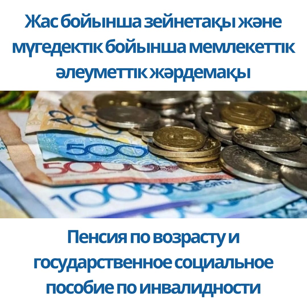 Пенсия по возрасту и государственное социальное пособие по инвалидности