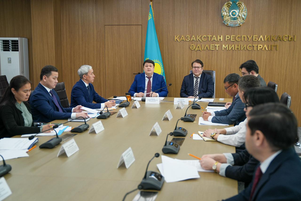 В Министерстве юстиции РК проведена рабочая встреча по вопросам анализа внешних коррупционных рисков