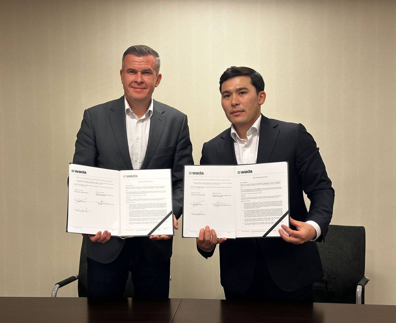 «Казахстан играет ведущую роль в продвижении чистого спорта в Центральноазиатском регионе» — меморандум о взаимопонимании с Всемирным антидопинговым агентством (WADA) заключило Министерство туризма и спорта РК