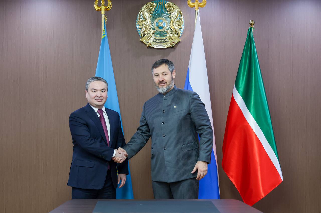 Ерсайын Нагаспаев встретился с заместителем премьер-министра – министром промышленности и торговли Татарстана