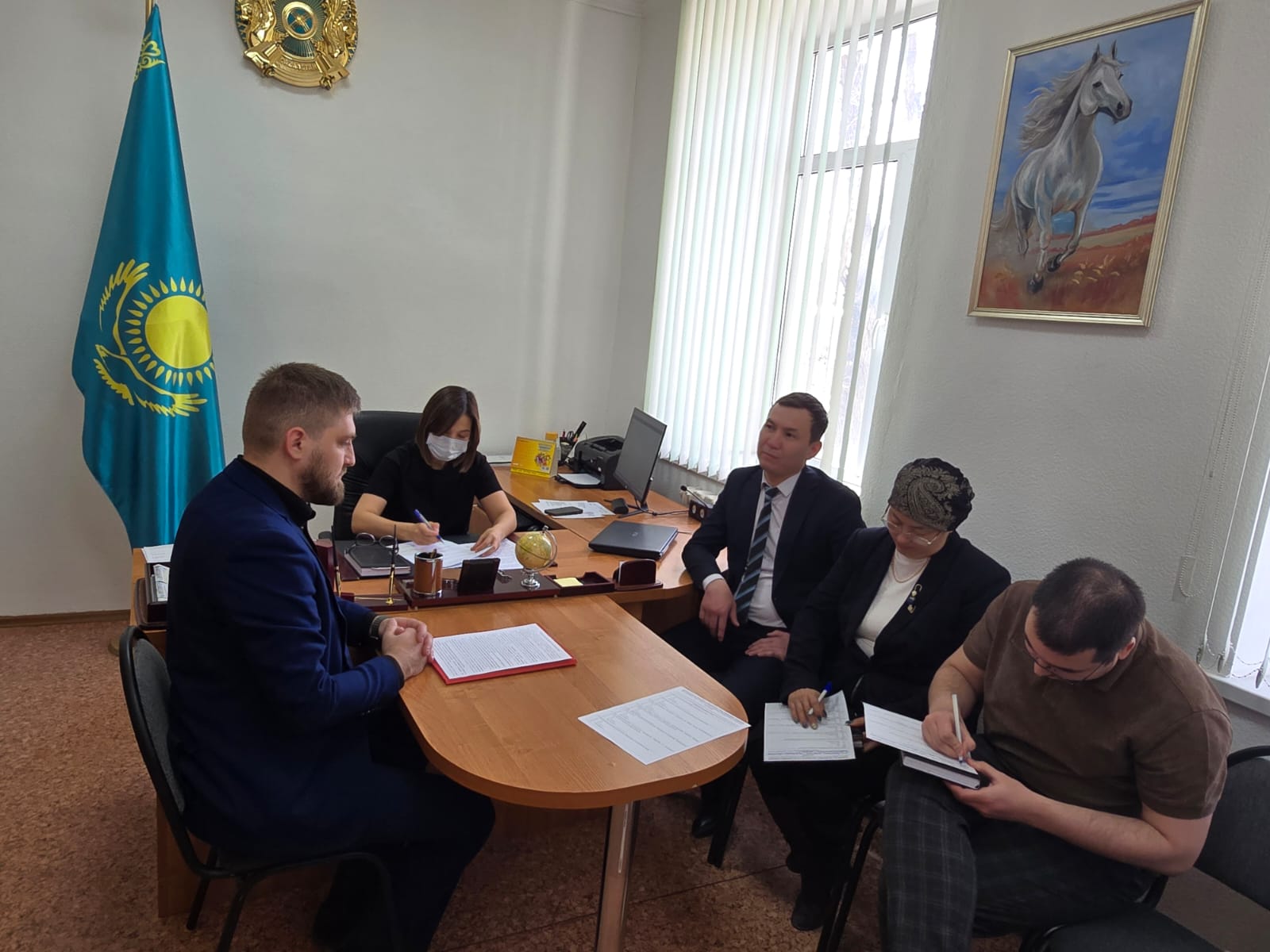 Департаменттің әдеп жөніндегі уәкілі Саран қалалық санэпидбақылау басқармасында көшпелі семинар-кеңес өткізді