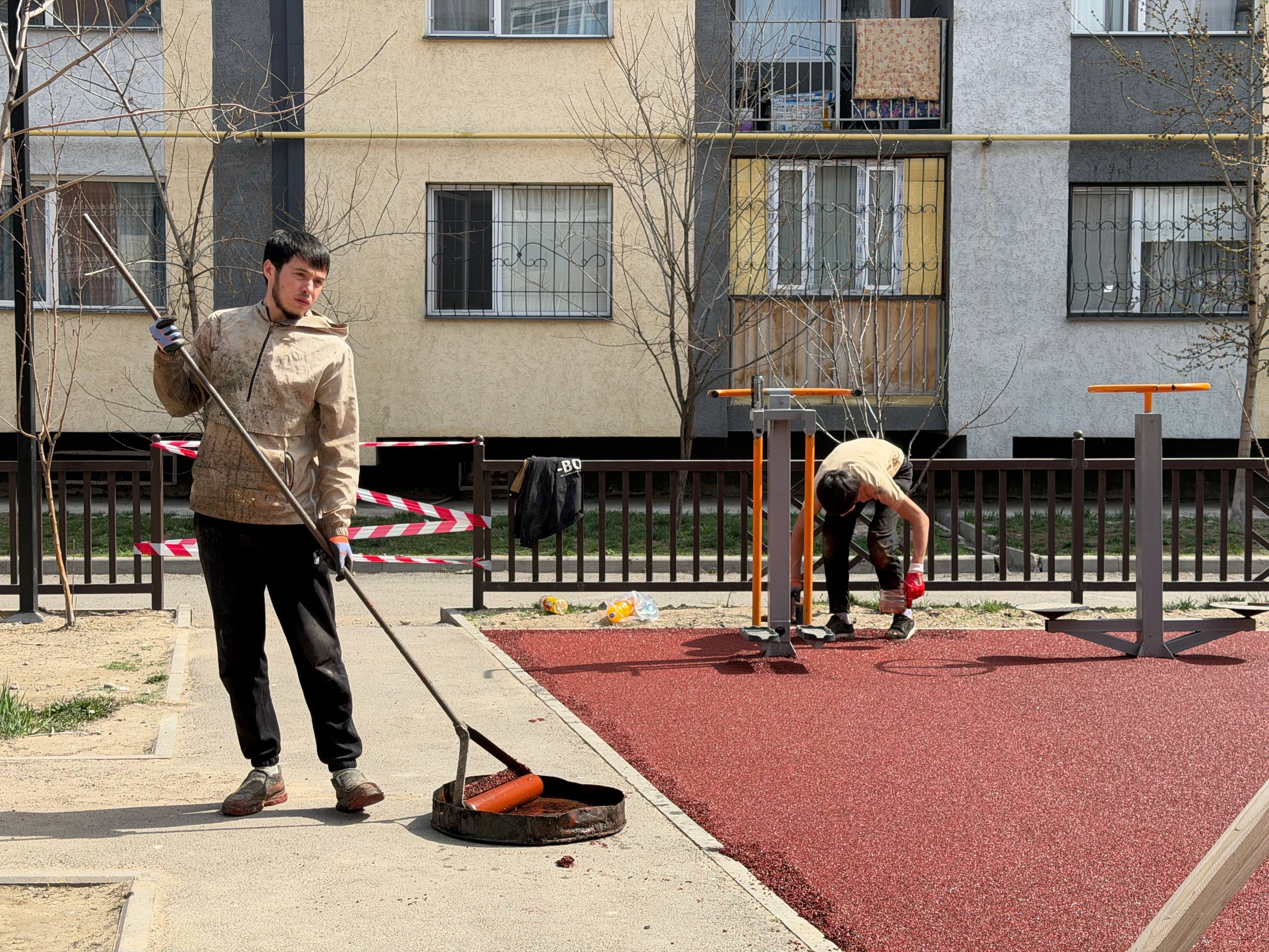 Проведение ремонтно-восстановительных работ в жилом комплексе «Алма Сити»