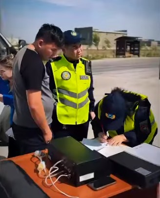 Усилен экоконтроль: в Туркестан проведена проверка выхлопов автотранспорта