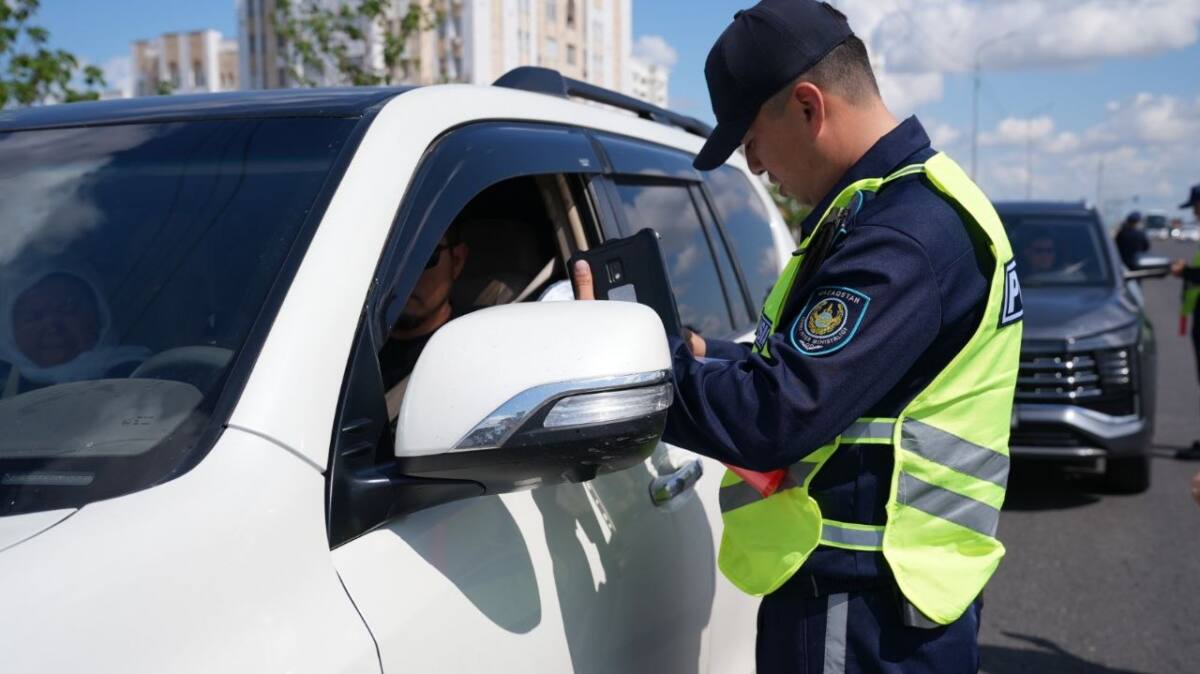 Полиция усилила контроль за дорожной безопасностью в Туркестане&nbsp;