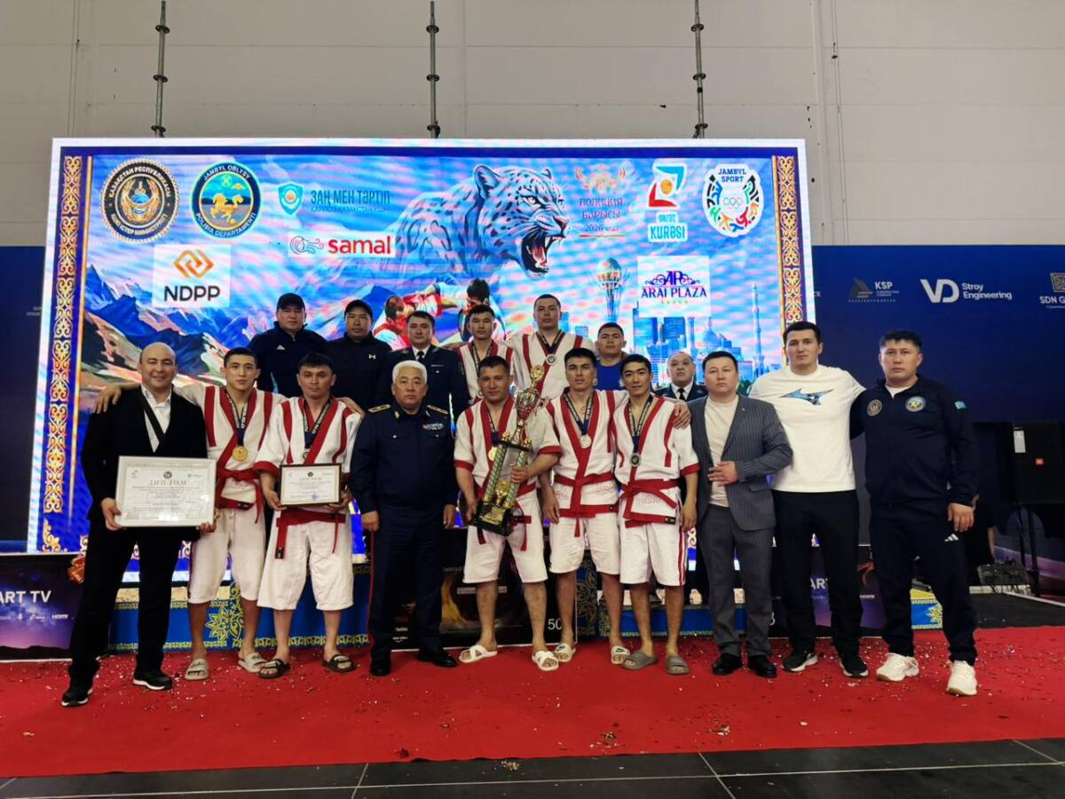 Чемпионат страны по қазақ күресі завершился в Таразе