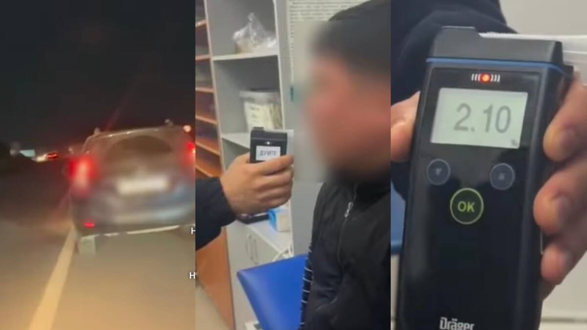 Полиция выявила 4 пьяных водителей в Туркестанской области