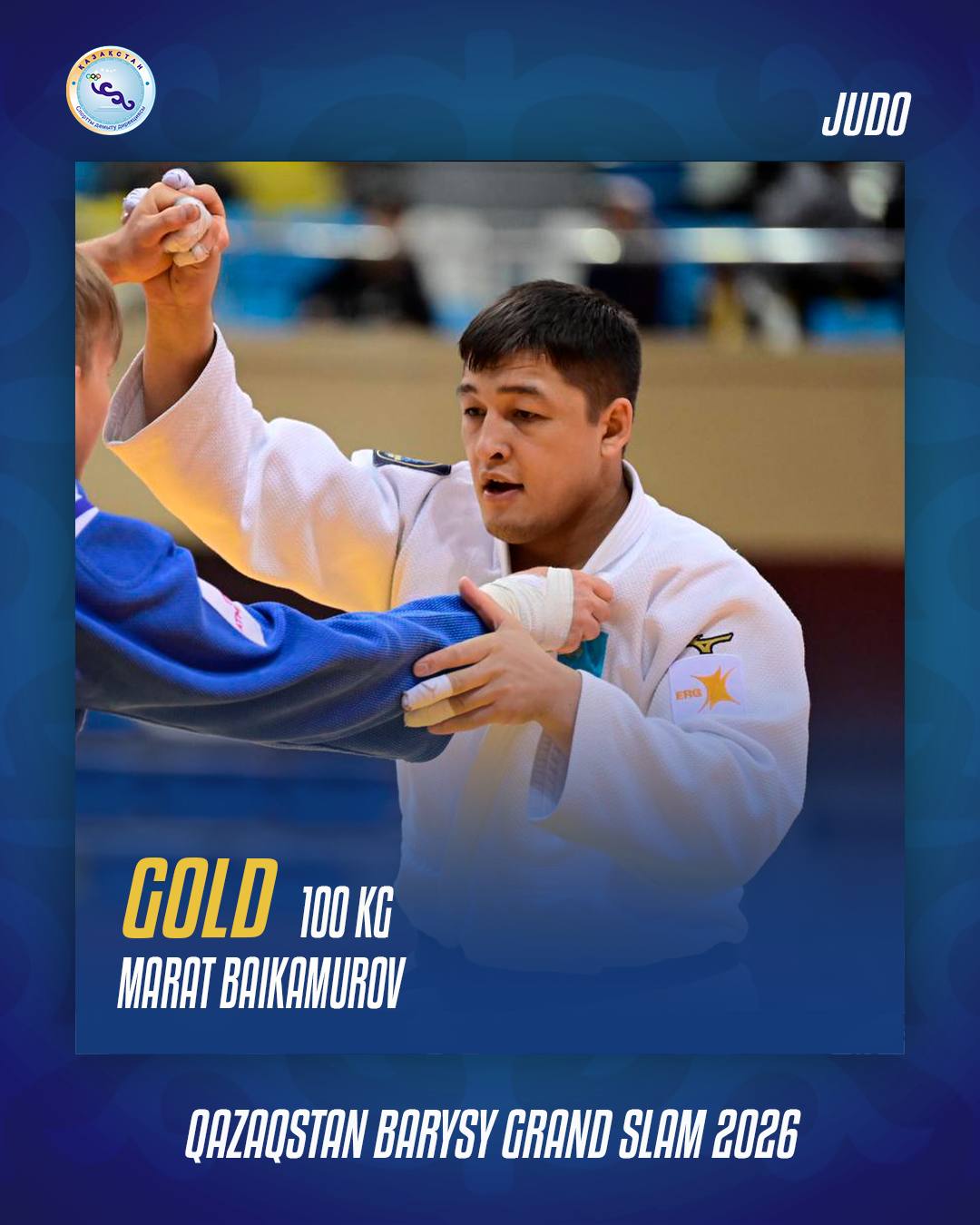 Марат Байкамуров - чемпион Qazaqstan Barysy Grand Slam