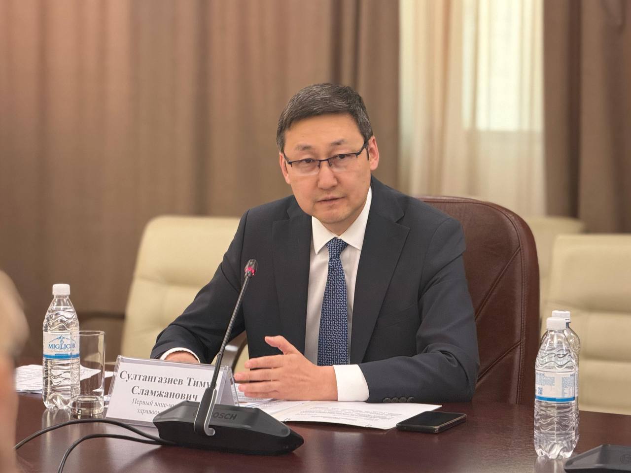 АСТАНАДА ҚАЗАҚСТАН РЕСПУБЛИКАСЫ ДЕНСАУЛЫҚ САҚТАУ МИНИСТРЛІГІНІҢ ҚОҒАМДЫҚ КЕҢЕСІНІҢ ОТЫРЫСЫ ӨТТІ