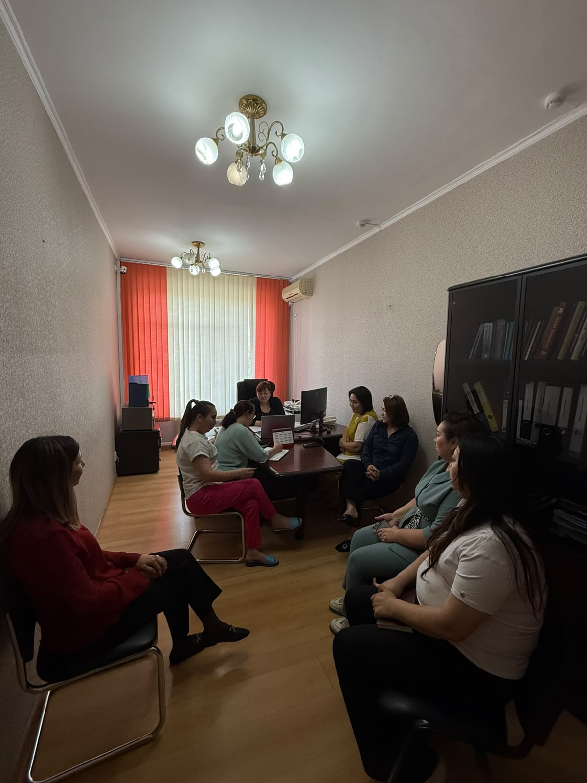 Рабочее совещание со специалистами отдела пенсионного и социального обеспечения